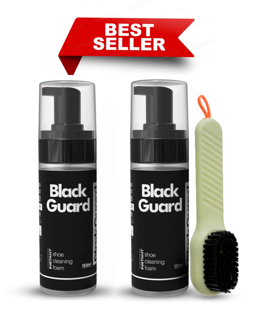 Ramadan Offer 2 Instant Shoe Cleaning Foam With 1 Free Brush